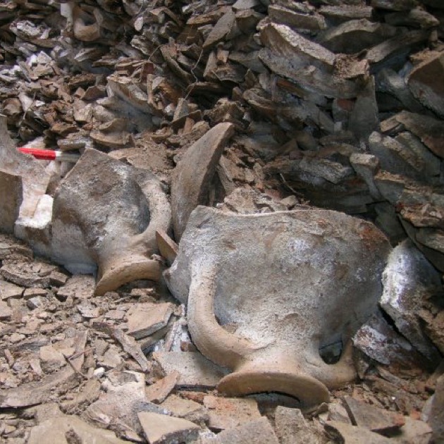 Ancient amphorae once carried olive oil across the Roman Empire