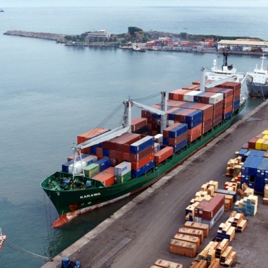 Today, much of the world’s food travels in container ships
