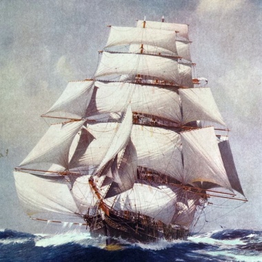 Racing clippers transported tea to British shores in record times